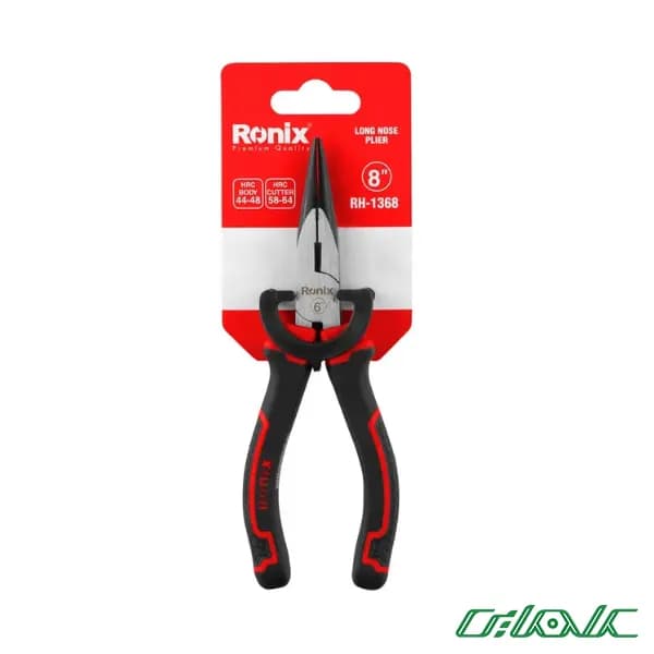 انبر دم باریک سایز 8 اینچ رونیکس مدل RH-1368 — تصویر ۳