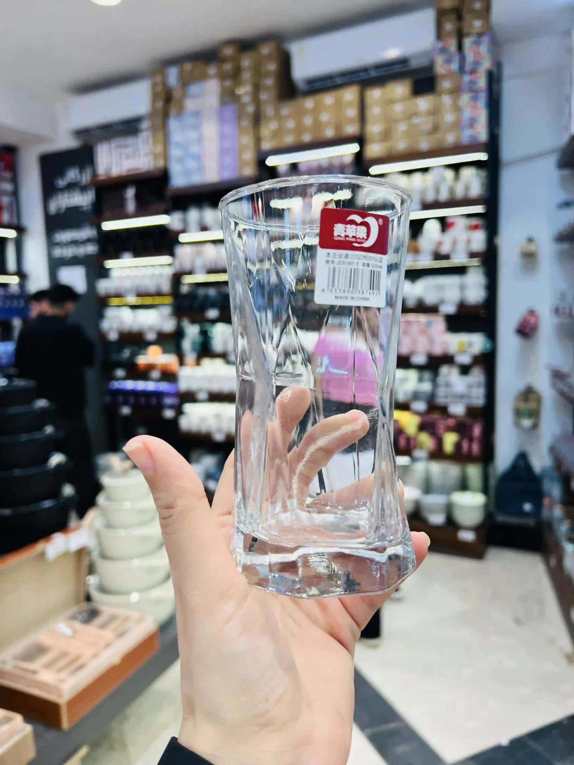 لیوان ۶ عددی بلور دلی (Deli) مدل JS5180-3 (۳۲۵ میلیلیتر) — تصویر ۴