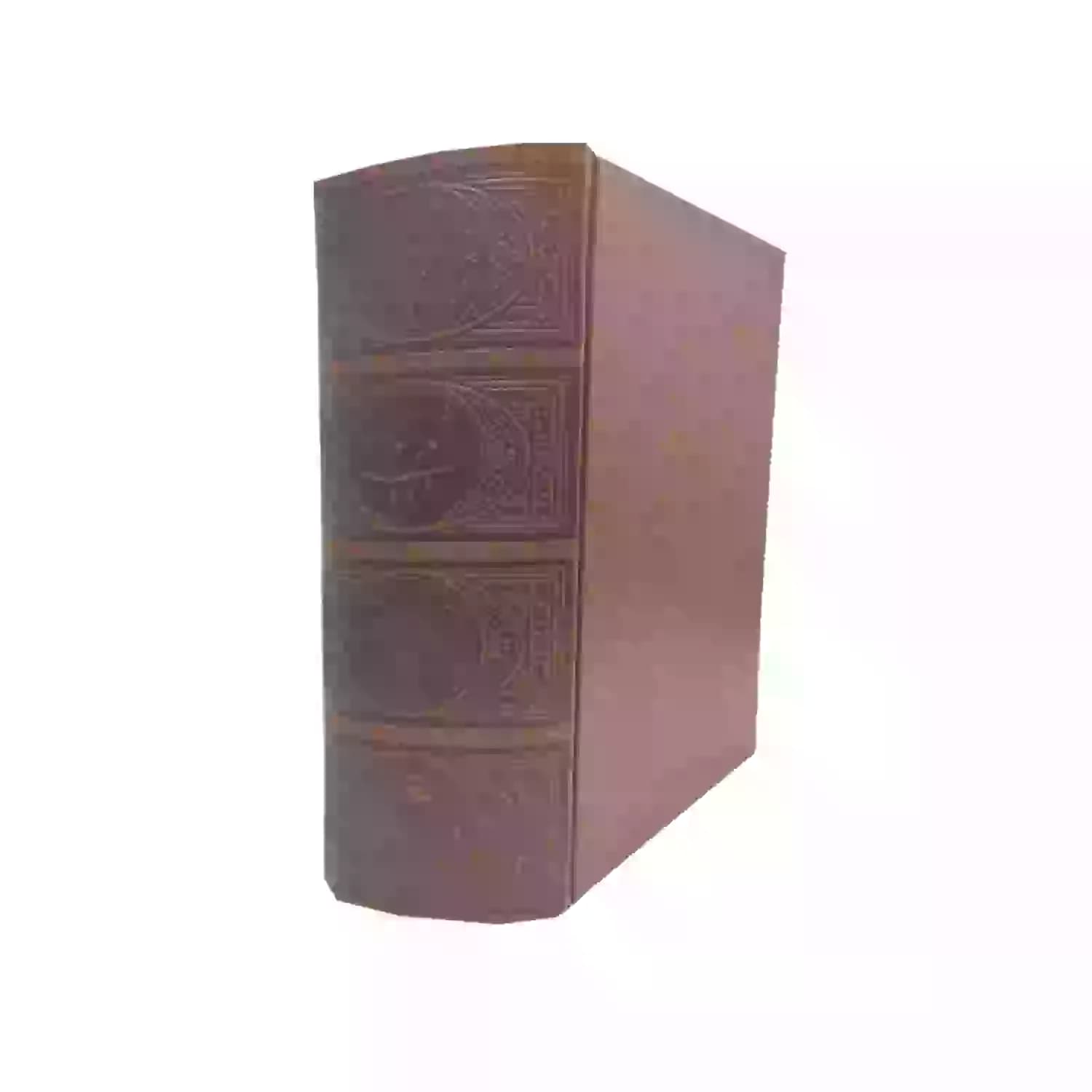 کتاب نفیس شاهنامه وزیری تحریر چرم قابدار پلاک فلزی طرح مس-بیکران کد 125784 — تصویر ۵