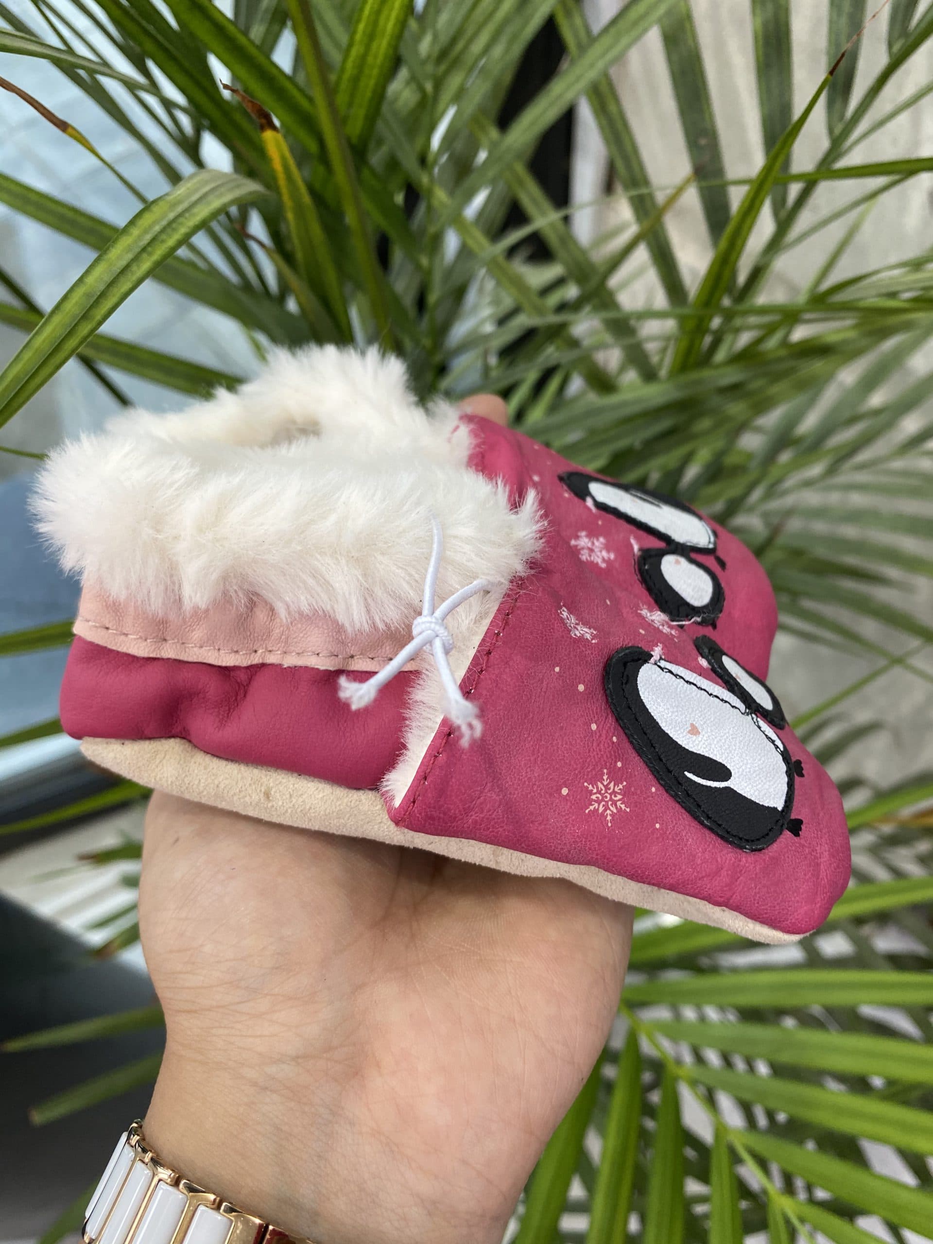 پاپوش نوزادی(چرم طبیعی) — تصویر ۲