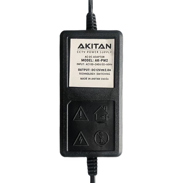 آداپتور 12V2A دوربین مدار بسته AKITAN مدل AK-PW2 — تصویر ۳