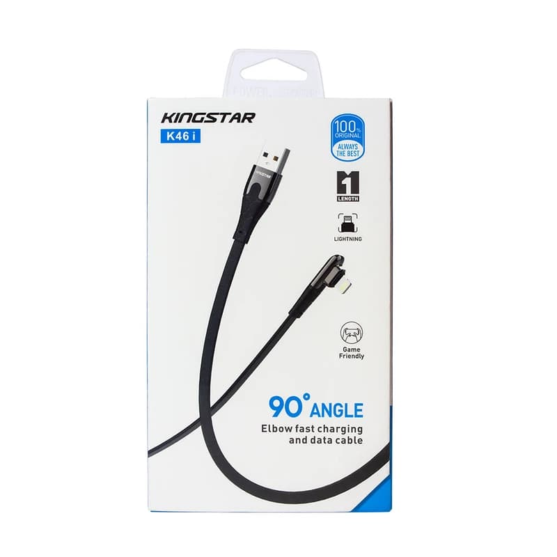 کابل تبدیل USB به لایتنینگ کینگ استار مدل K46i طول 1 متر — تصویر ۵