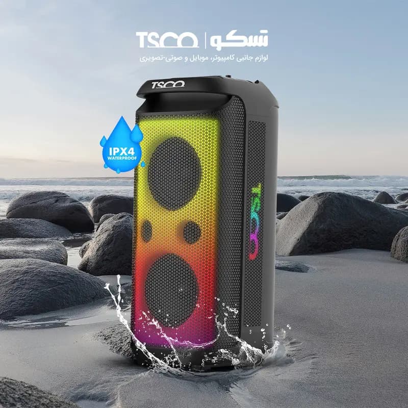 اسپیکر قابل حمل تسکو مدل TS 1923 به همراه میکروفون — تصویر ۶