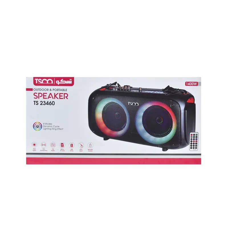 اسپیکر قابل حمل تسکو مدل TS 23460 به همراه میکروفون — تصویر ۷