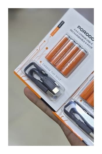 باتری نیمقلمی شارژی پرودو AAA مدل PDAAA8RB بسته 4 عددی