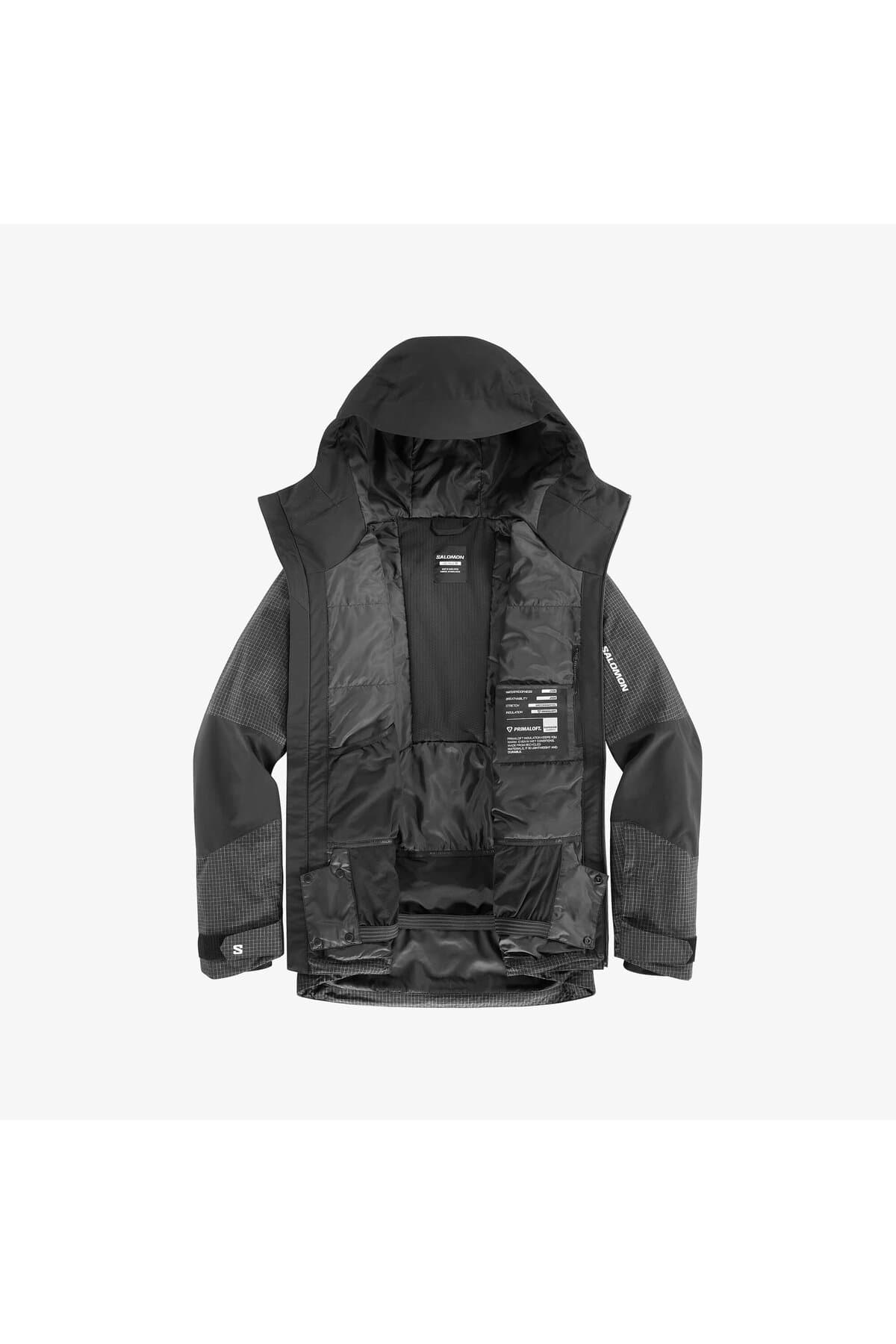کاپشن اسکی سالومون مردانه مشکی Regular/رگولار | Salomon LC2614800 BD — تصویر ۲