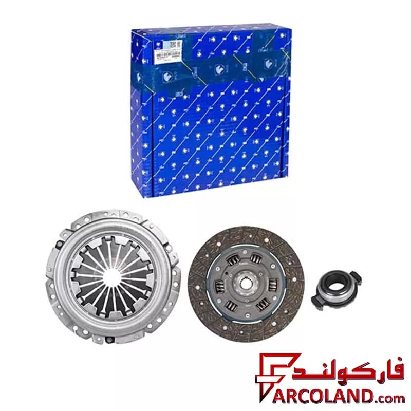 کیت کامل دیسک و صفحه و بلبرینگ کلاچ (پری دمپر) ایساکو مدل 06703027 مناسب سورن