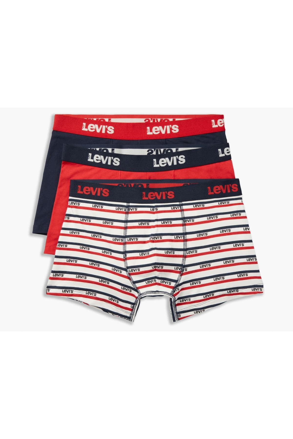 جوراب لیوایز مردانه قرمز راه راه کژوال/روزمره | Levi’s 3714903100 TR