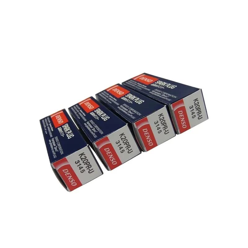 شمع موتور پراید غیر یورو 4 پایه کوتاه تک پلاتین دنسو K20PR-U کد 3145 — تصویر ۳
