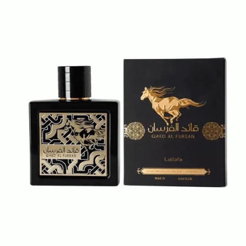 عطر ادکلن لطافه مدل قائد الفرسان عربی مشابه رایحه پاکو رابان بلک ایکس اس 90 میل اورجینال — تصویر ۲