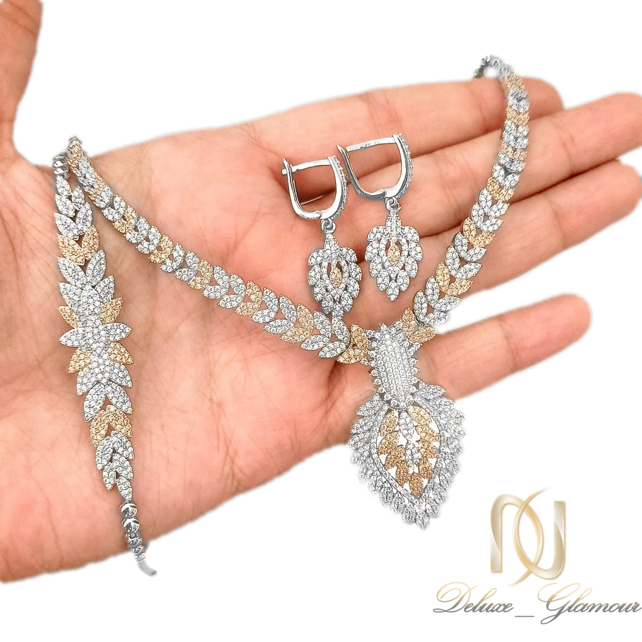 سرویس نقره مارسا نگین شامپاینی ns-n672 — تصویر ۲