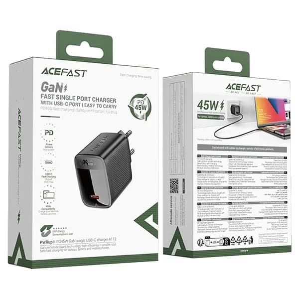 شارژر دیواری 45 وات ایس فست مدل A112