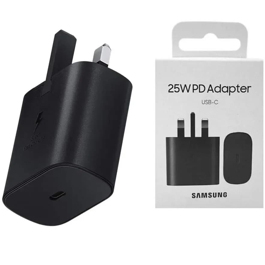 شارژر دیواری 25 وات سامسونگ مدل EP-TA800NBEGGB، اتصال سه پین، درگاه خروجی USB-C، دارای قابلیت شارژ سریع، تکنولوژی شارژ PD 3.0 — تصویر ۳