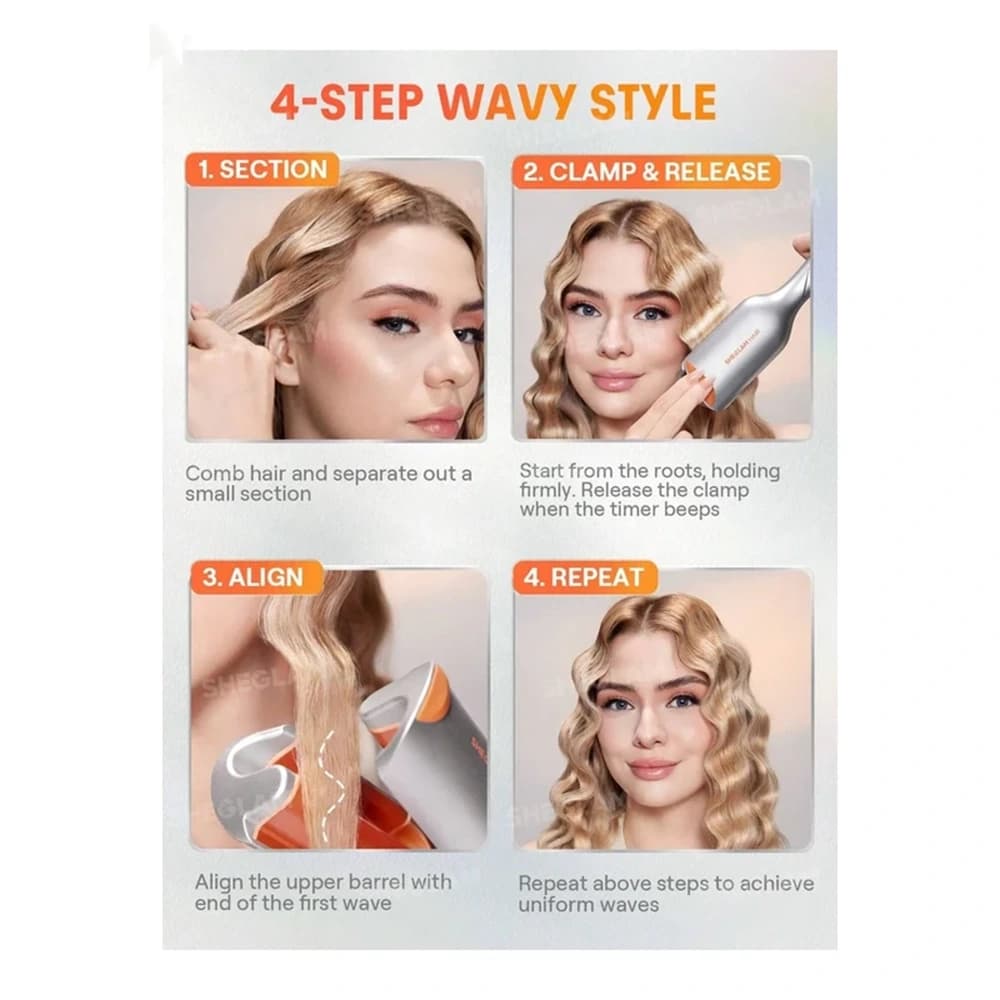 برس حرارتی شیگلم مدل Anti-Burn US Plug — تصویر ۵