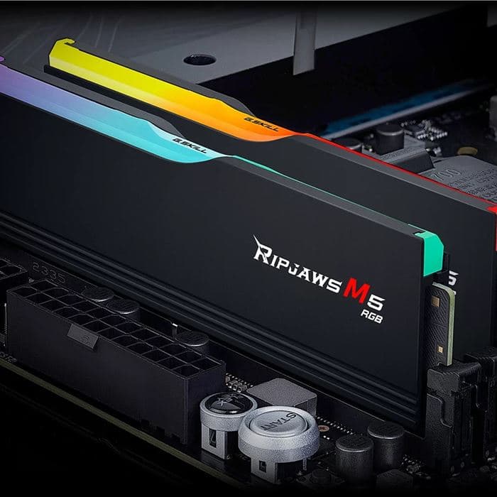 رم کامپیوتر جی اسکیل RipJaws M5 RGB 6400Mhz ظرفیت 32 گیگابایت — تصویر ۵