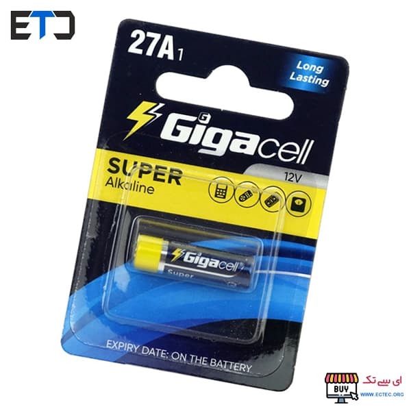باتری ریموت کنترل گیگاسل Super Alkaline مدل 27A — تصویر ۲