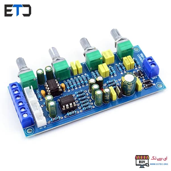 ماژول پری آمپلی فایر HI-FI چهار ولومه WM-051 تغذیه AC/DC — تصویر ۲