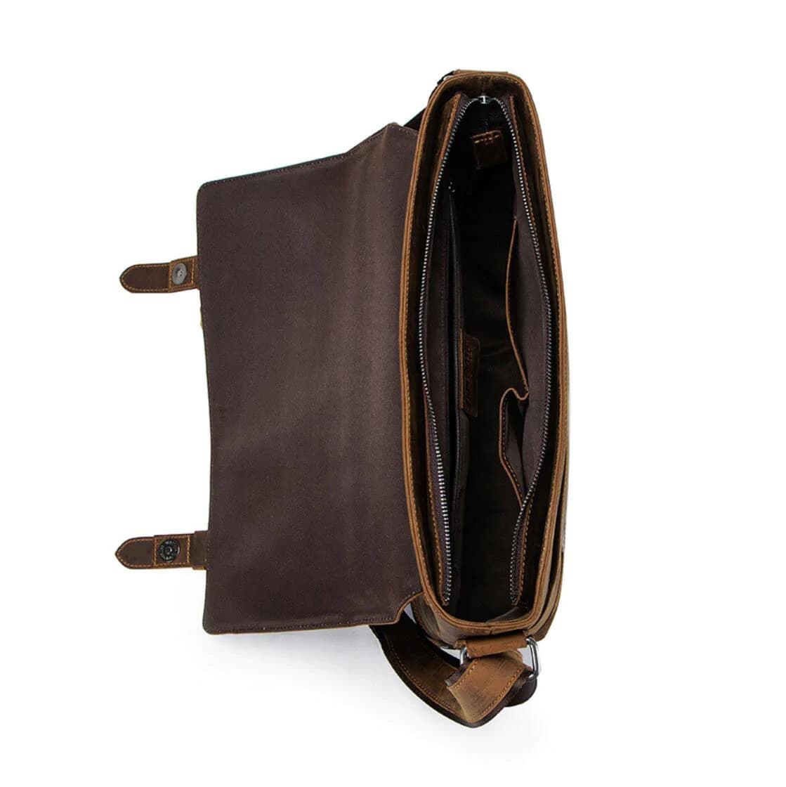 کیف لپ تاپ چرم طبیعی مدل Laptop Bag 39 | سیلوا چرم — تصویر ۷