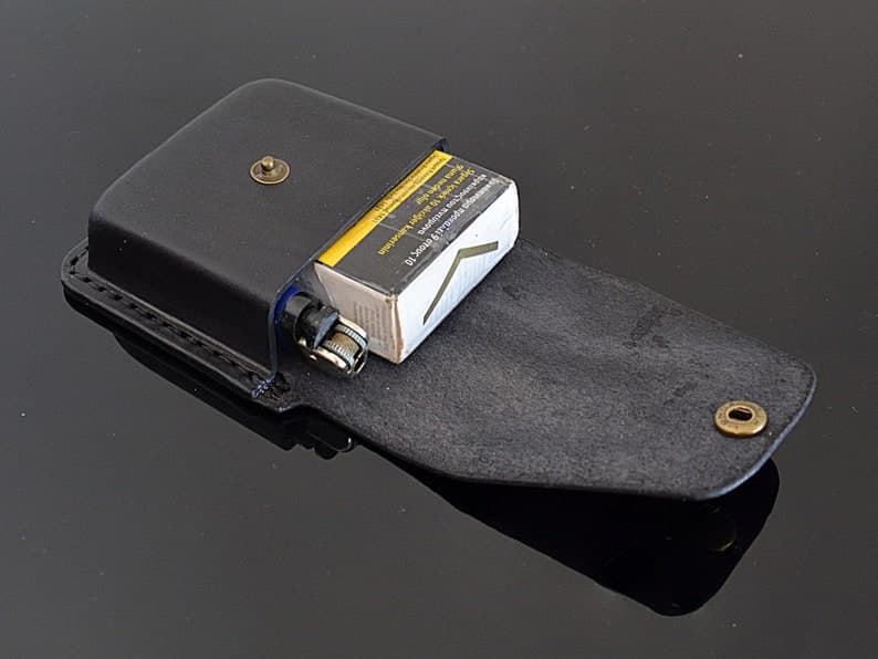 کیف سیگار چرم طبیعی مدل Cigarette Bag 30 | سیلوا چرم — تصویر ۴