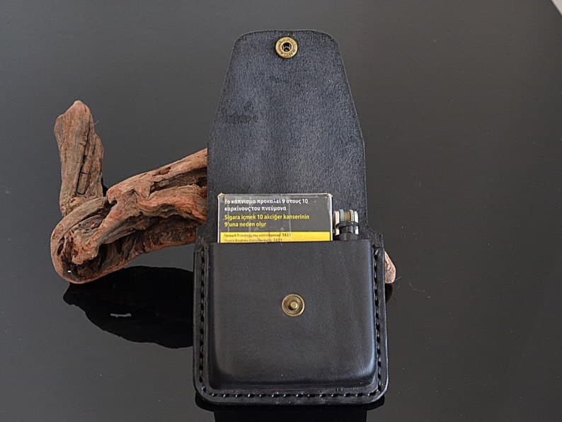 کیف سیگار چرم طبیعی مدل Cigarette Bag 30 | سیلوا چرم — تصویر ۵