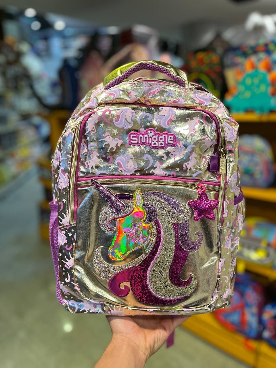 کوله پشتی طرح یونیکورن براق 6679smiggle