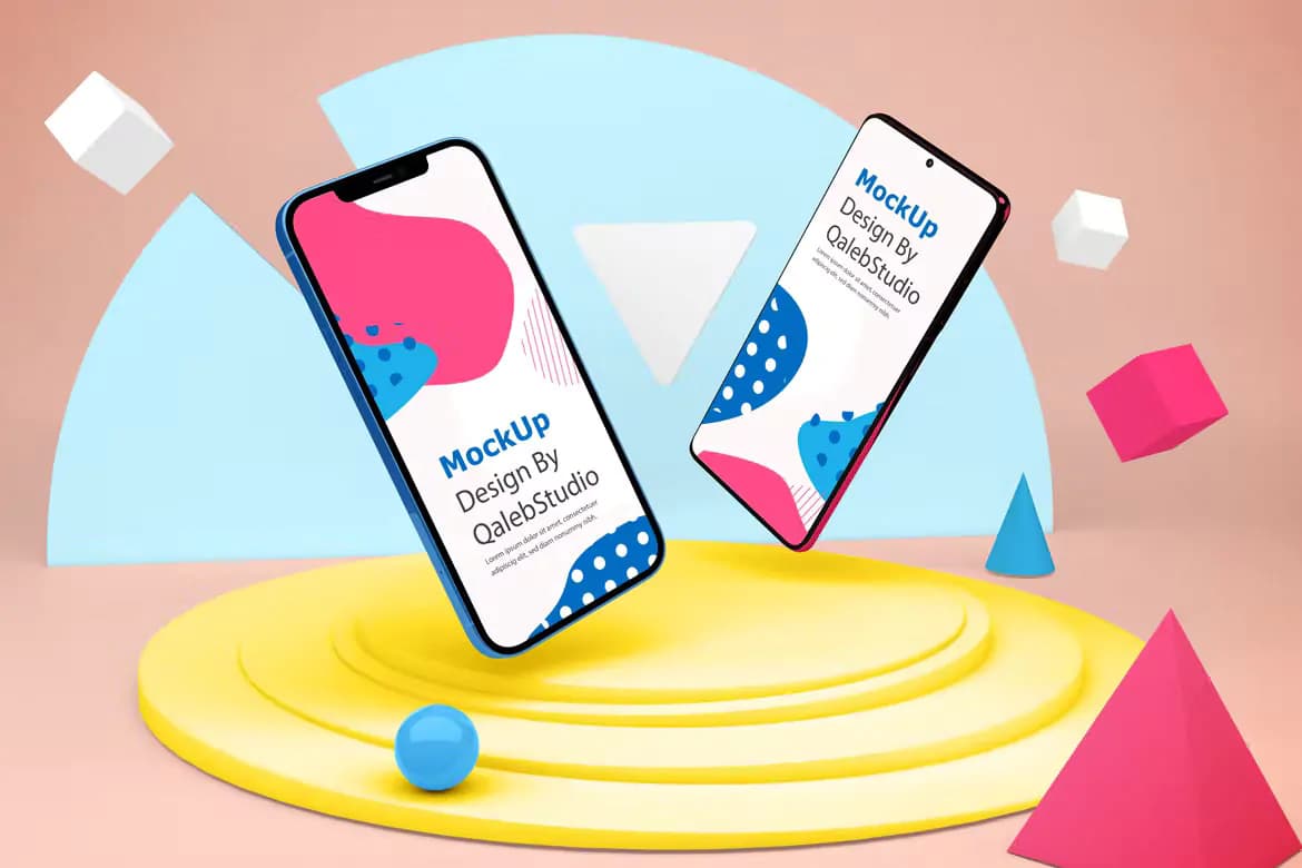 موکاپ گوشی اندروید و IOS — تصویر ۲