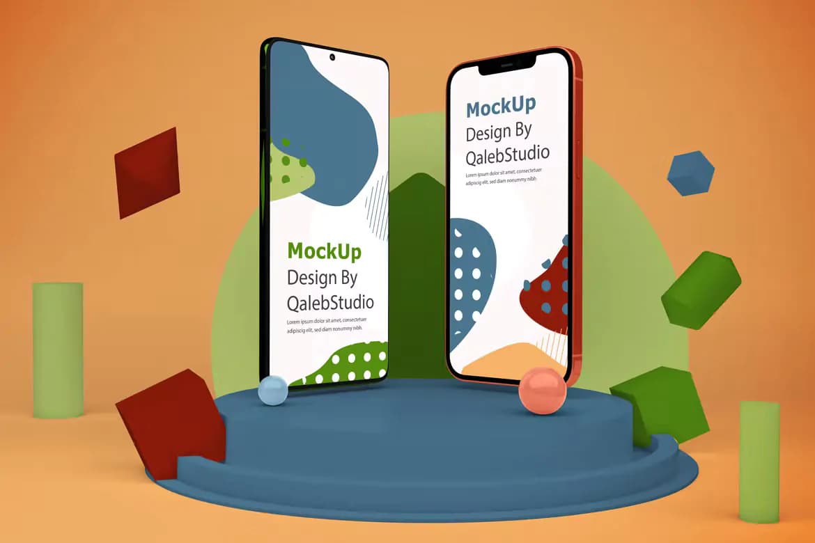 موکاپ گوشی اندروید و IOS — تصویر ۴