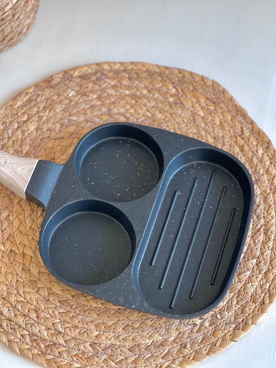 ماهیتابه گرانیتی سه قسمتی گرد کد 54 — تصویر ۵