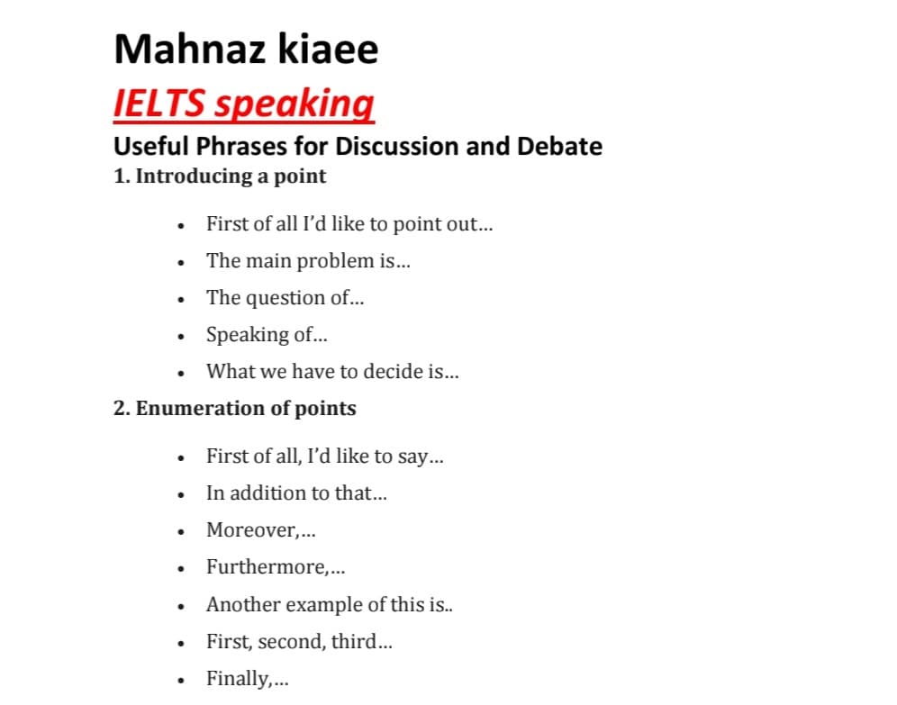 IELTS_speaking_Useful_Phrases_for_Discussion_and_strong_Debate — عبارات کاربردی برای بحث و مناظره قوی در اسپیکینگ آیلتس