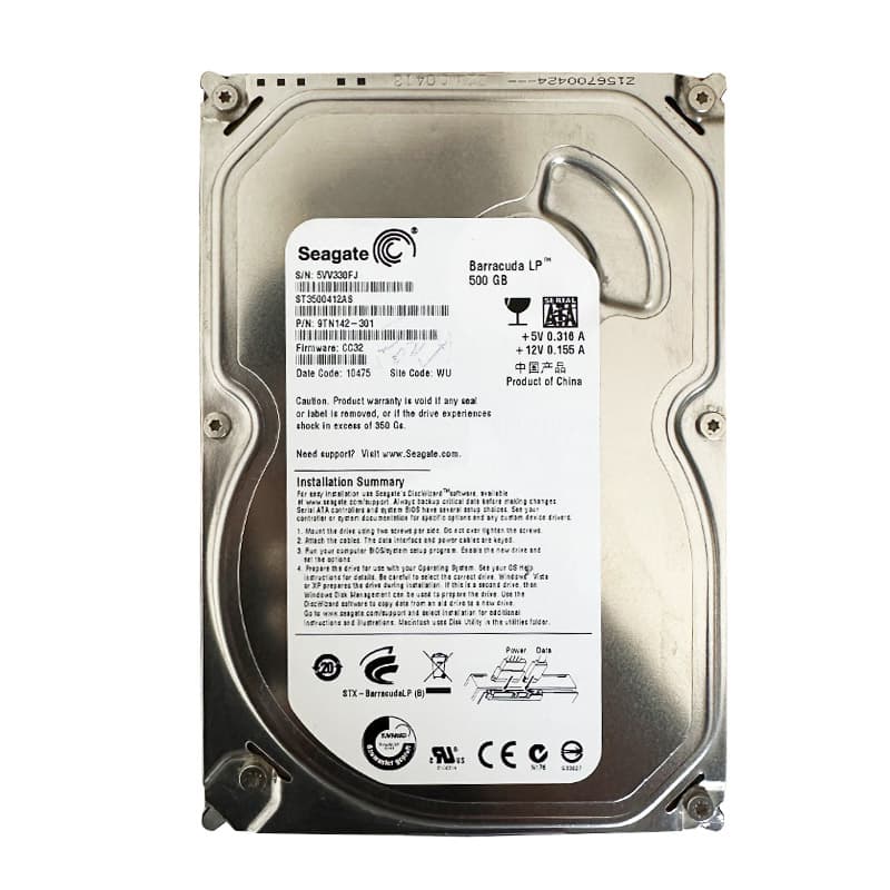 هارد 500 گیگ Seagate BARRACUDA 500GB ST500DM002 96 استوک