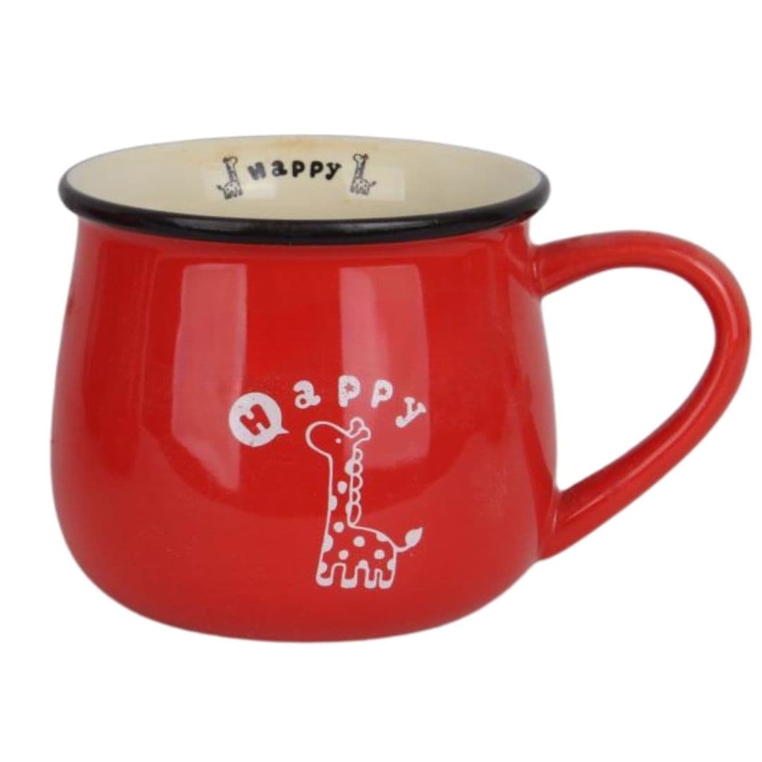 ماگ رجینال بزرگ طرح HAPPY کد 4587 — تصویر ۲