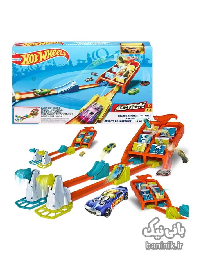 پیست پرشی دوتایی هات ویلز Hot Wheels GBF89 — تصویر ۲