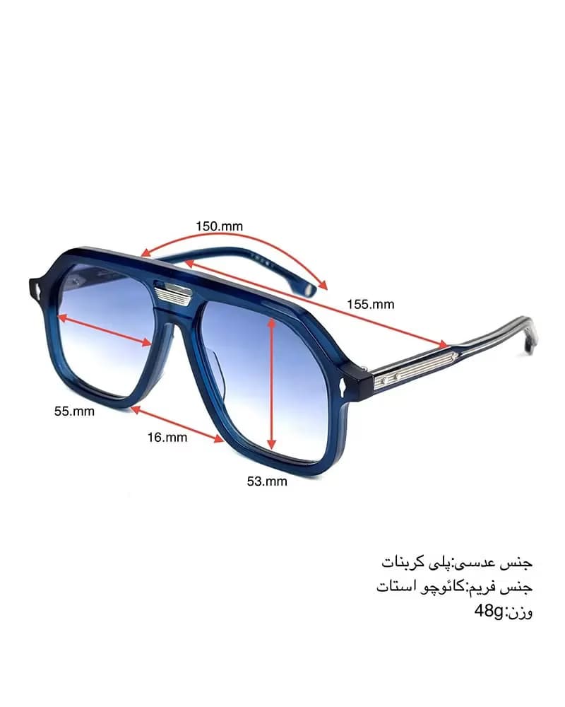 عینک آفتابی اسپرت ژاک ماری مدل JACQUESMARIE MAGE CASIUS — تصویر ۴