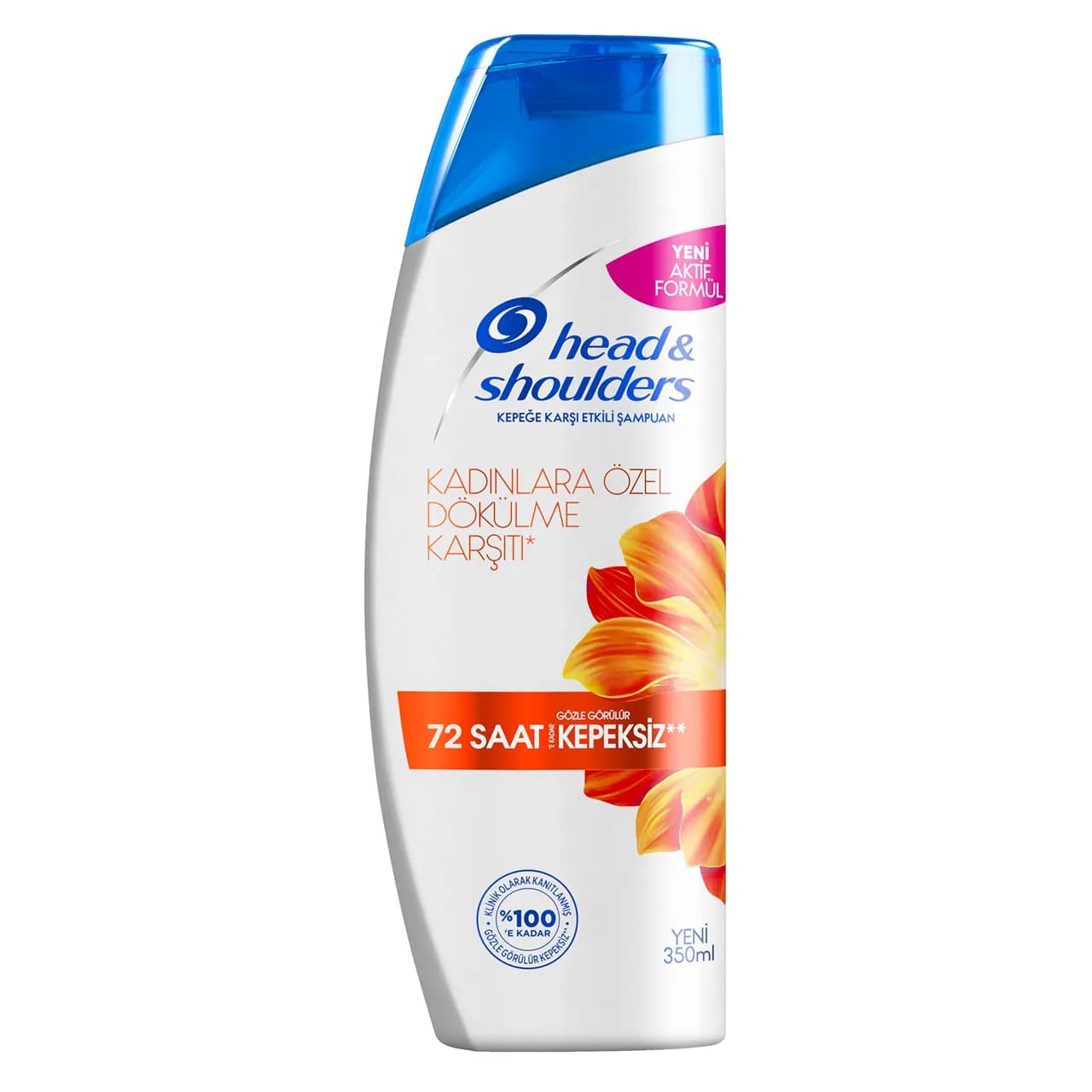 شامپو تقویتکننده هد اند شولدرز مدل Kadinlara Ozel Dokulme Karsiti برای موهای آسیب دیده حجم 350ml