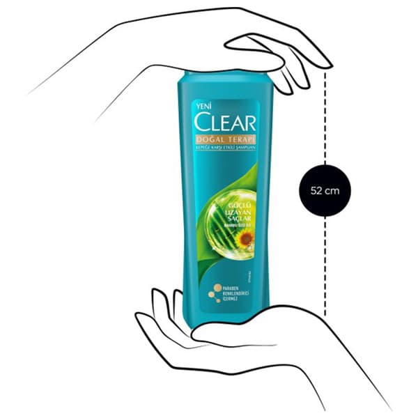 شامپو ضدشوره کلییر مدل Strong Growth برای انواع مو حجم 500ml — تصویر ۲