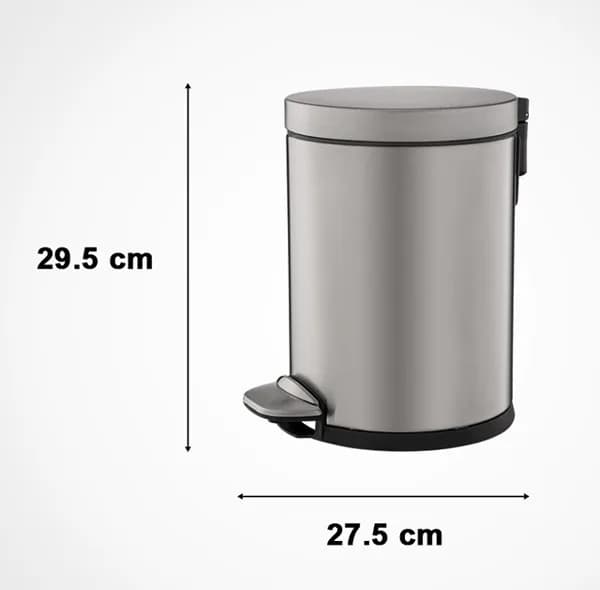 سطل زباله پدالی لیمون کد DH2117 گنجایش 5 لیتر — تصویر ۴