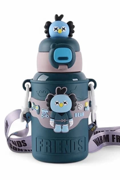 فلاسک کودک طرح خرس Bear Friends مدل XSS140 ظرفیت 450 میلیلیتر