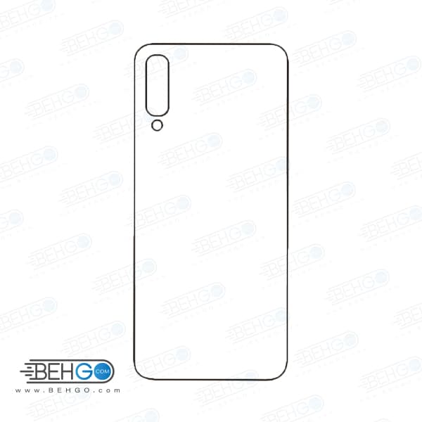 برچسب اصلی پشت سامسونگ A70 محافظ پشت رنگی و اکلیلی گوشی Samsung Galaxy A70 Back Protector