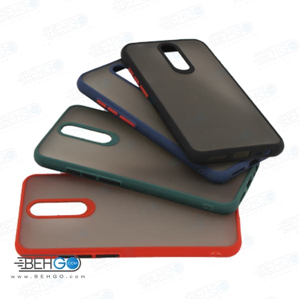 قاب Redmi 8a و Redmi 8 محافظ دور رنگی کاور پشت مات با برجستگی لنز دوربین شیائومی ردمی هشت Fashion Case Xiaomi Redmi 8/8a — تصویر ۲