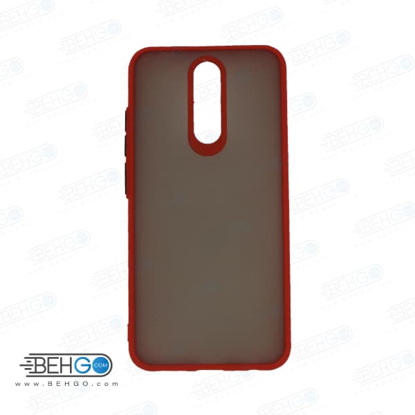 قاب Redmi 8a و Redmi 8 محافظ دور رنگی کاور پشت مات با برجستگی لنز دوربین شیائومی ردمی هشت Fashion Case Xiaomi Redmi 8/8a — تصویر ۴