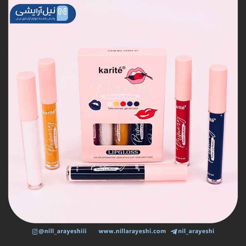 پک رژ لب مایع ترکیبی کاریته پنج عددی کد 47 – 70483 — تصویر ۲