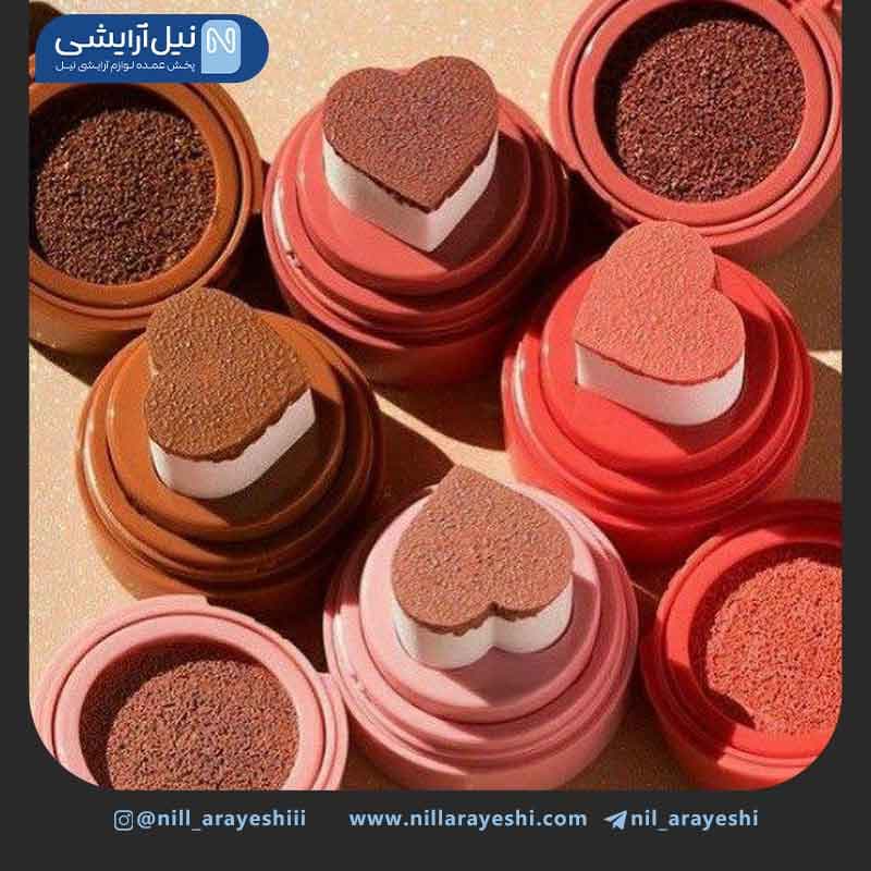 کوشن خیس رژگونه استمپی قلبی کاریته کد 47 – 83380 — تصویر ۳