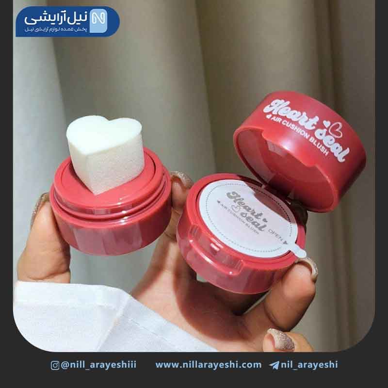 کوشن خیس رژگونه استمپی قلبی کاریته کد 47 – 83380 — تصویر ۲
