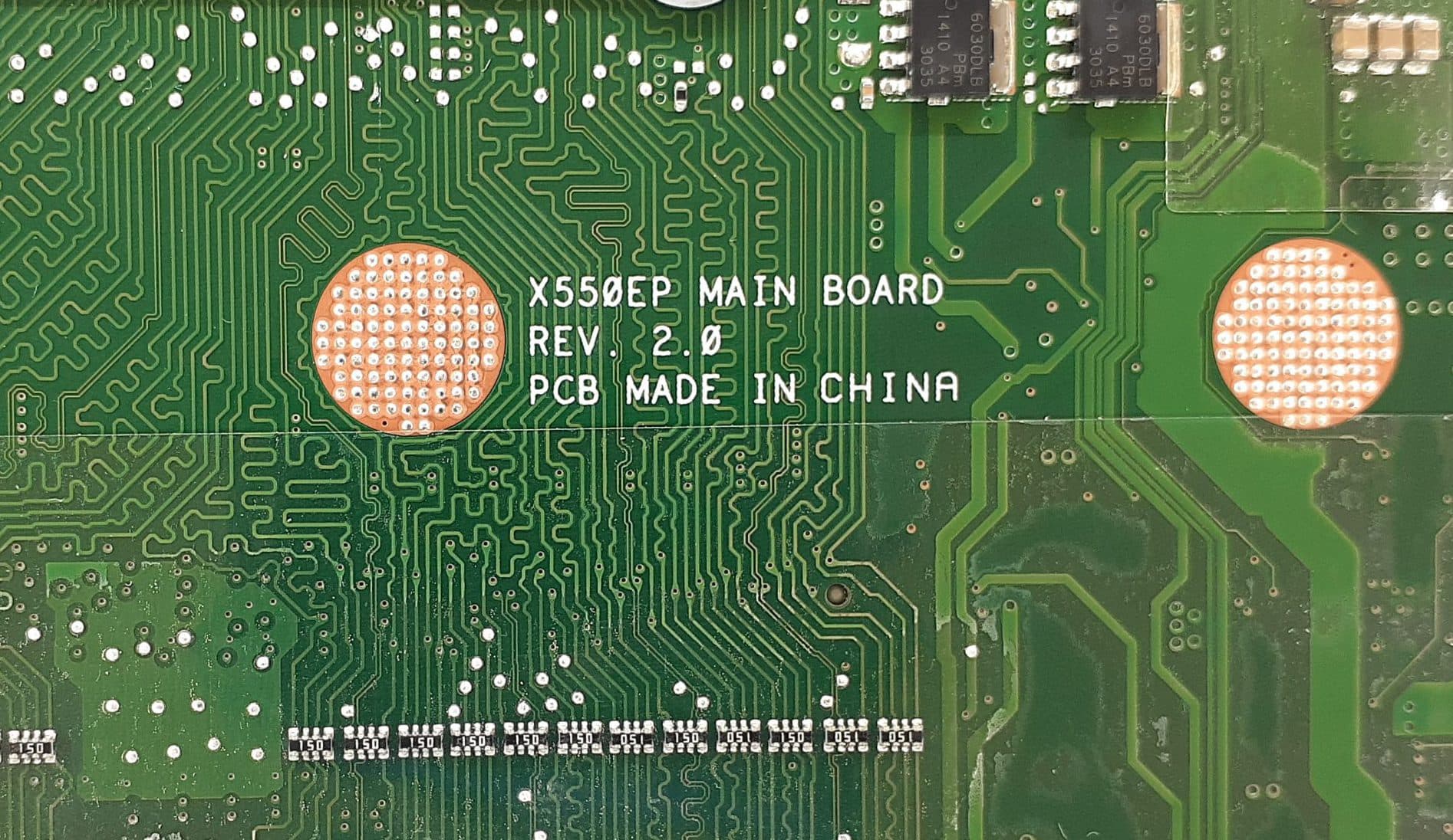 مادربرد لپ تاپ ایسوس X550EP REV. 2.0 AMD A4 با گرافیک 1GB و رم 4GB — تصویر ۳