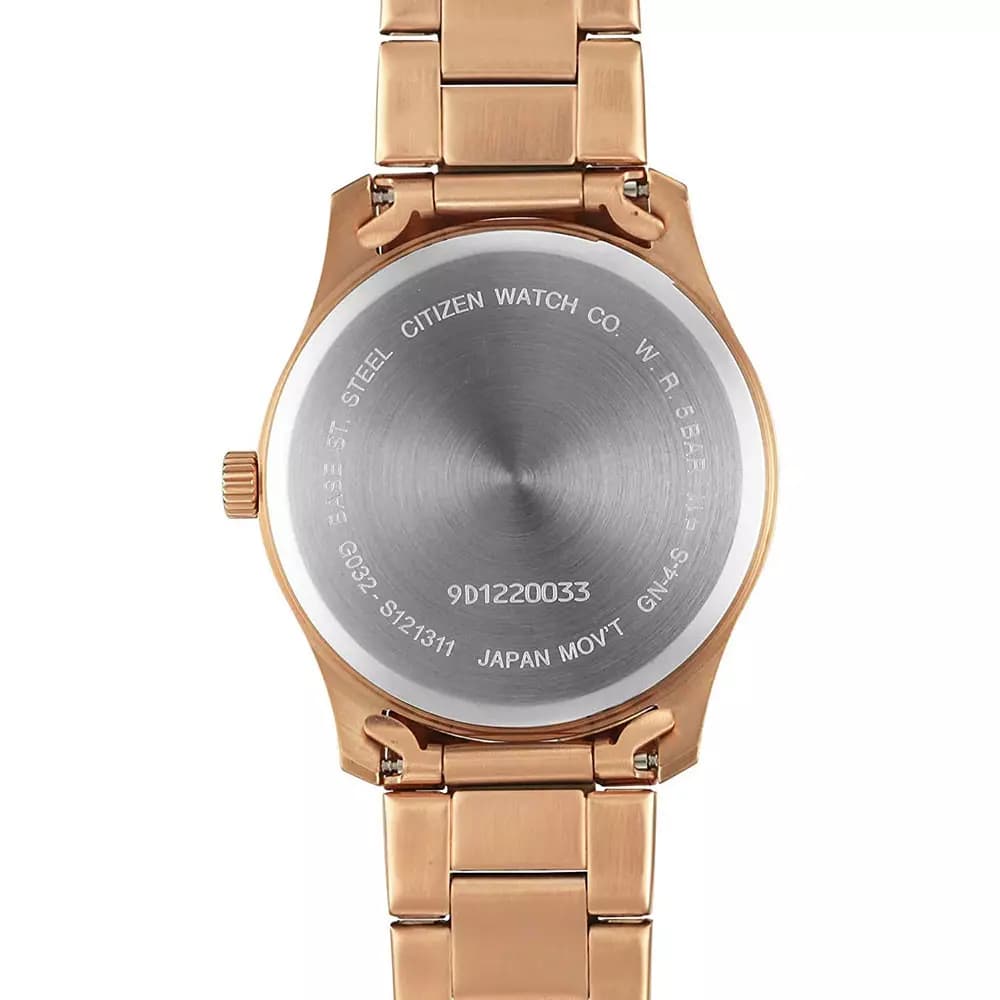 ساعت مچی مردانه سیتیزن BH5003-51L – رزگلد، سرمهای، ضدآب 50 متر — تصویر ۸