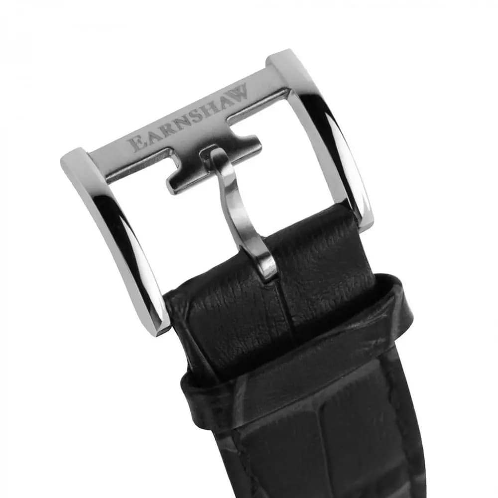 ساعت مچی مردانه ارنشا ES-8030-03 – اتوماتیک، کلاسیک، چرم — تصویر ۲
