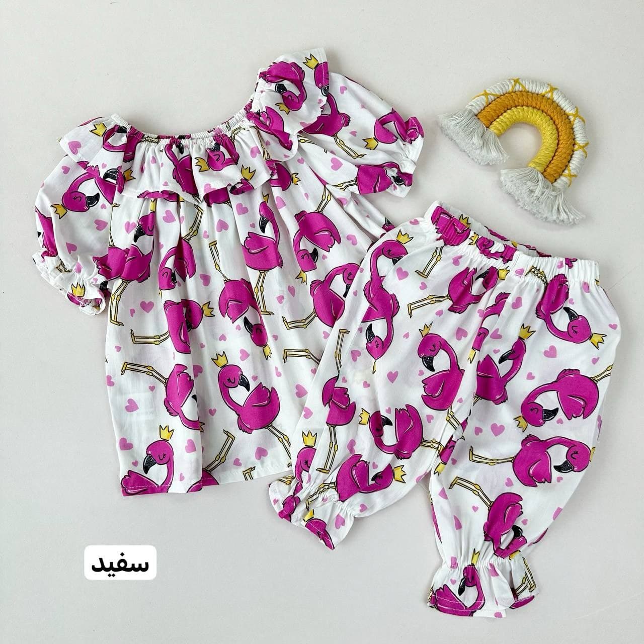 بلوز شلوارک رزا نخی — تصویر ۳