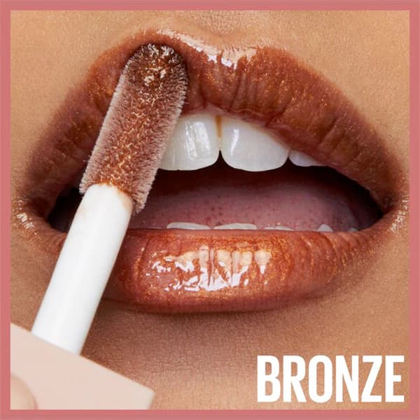 رژ لب مایع میبلین مدل LIFTER GLOSS شماره 018 رنگ BRONZE — تصویر ۳