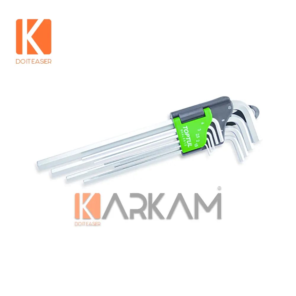 آچار آلن فوق العاده بلند GAAL0912 تاپ تول