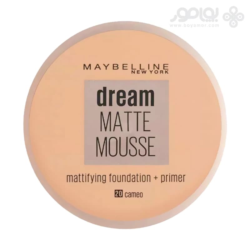 موس میبلین مدل DREAM MATT شماره 20 رنگ CAMEO حجم 18 میل